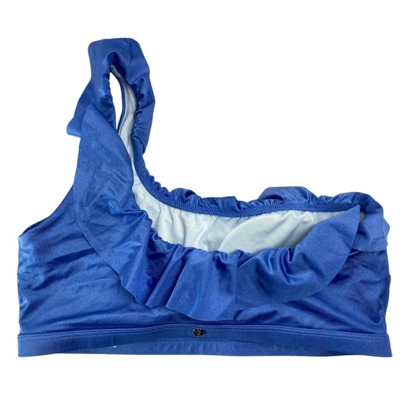 VICTORIA’S SECRET Swim 2 Pieces Bikini Lavender Ruffle One Shoulder Size L - NWT - Picture 5 of 10